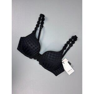 Marie Jo women's 34A black Avero heart shape underwire bra NWT
